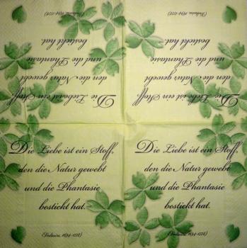 TX-289 Text - 3-lagig - Liebe ist ein Stoff...